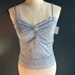 Free People intimately Lacey essential cami in Kentucky Blue